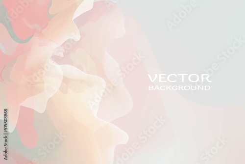Soft watercolor rainbow pastel painting vector background