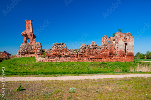 Ruins of the Besiekiery Castle, Poland. photo