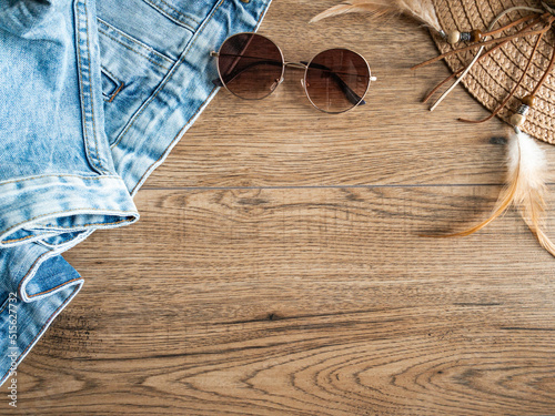 Obraz na płótnie Boho summer clothes w salonie