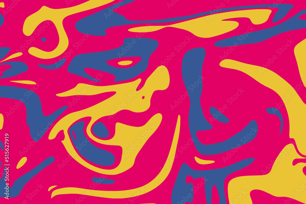 Naklejka premium Vector illustration: Modern colorful flow background