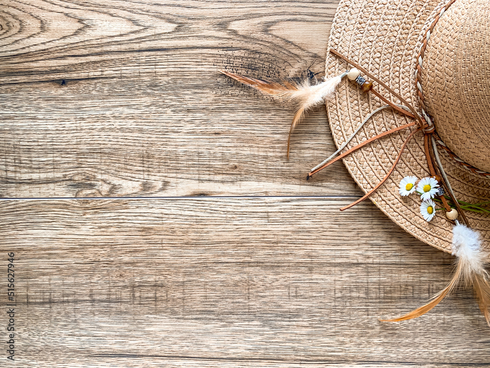 Boho styled hat