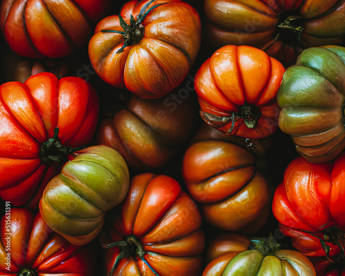 red and yellow tomatoes