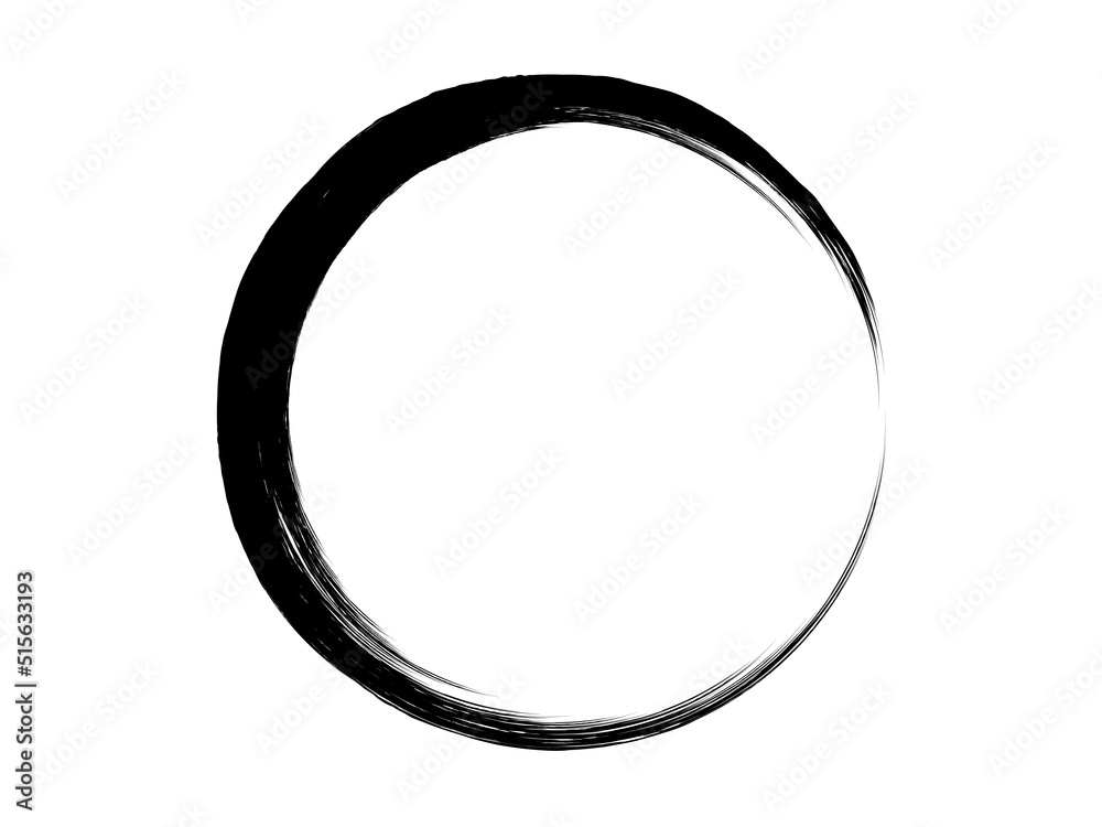 Grunge circle made of black paint.Grunge circle made of black ink. Grunge circle made of black paint.Grunge circle made of black ink.