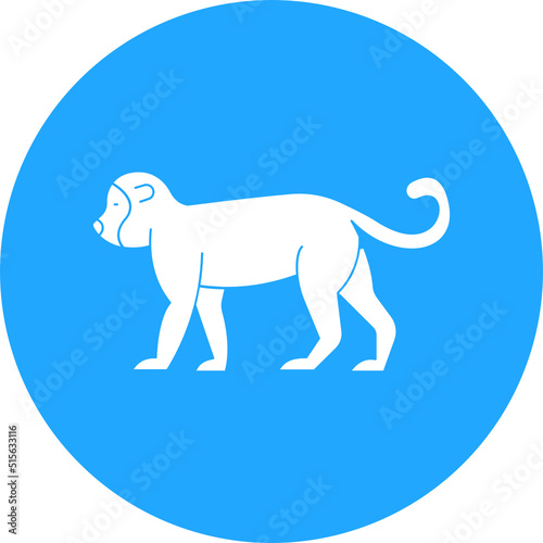 Monkey   vector icon  Which Can Easily Modify Or Edit   