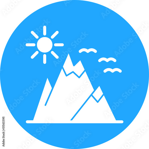 Mountain   vector icon  Which Can Easily Modify Or Edit 

