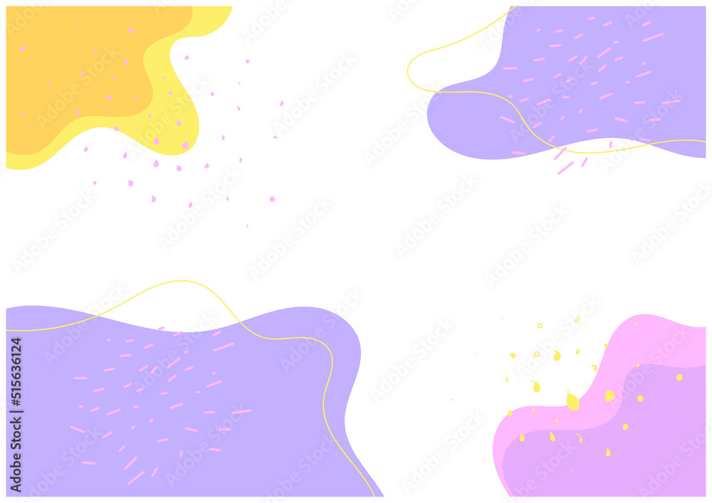 colorful hand drawn aesthetic background