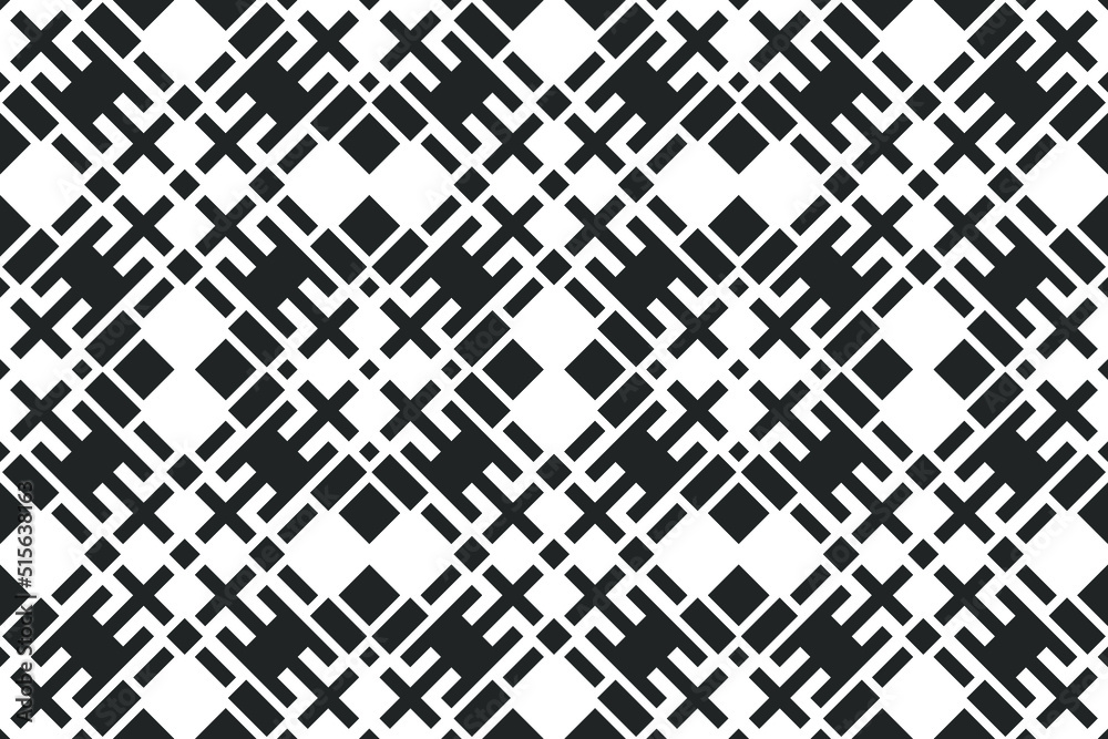 Vector seamless geometric background.