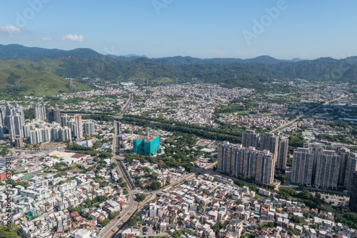 Yuen Long, Hong Kong Top view of Hong Kong