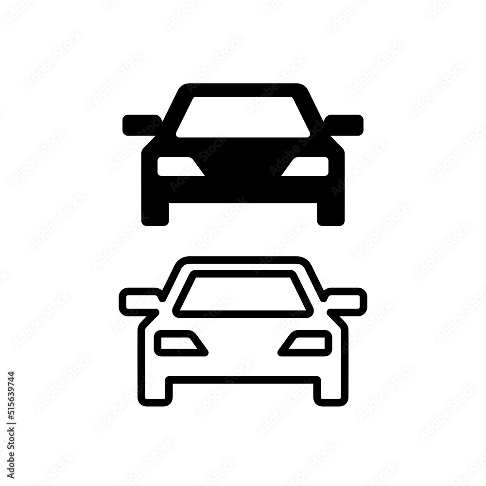 Car icon. Auto pictogram to indicate parking, highway or repair. Isolated raster illustration on white background.
Car icon. Auto pictogram to indicate parking, highway or repair. Isolated raster illustration on white background.