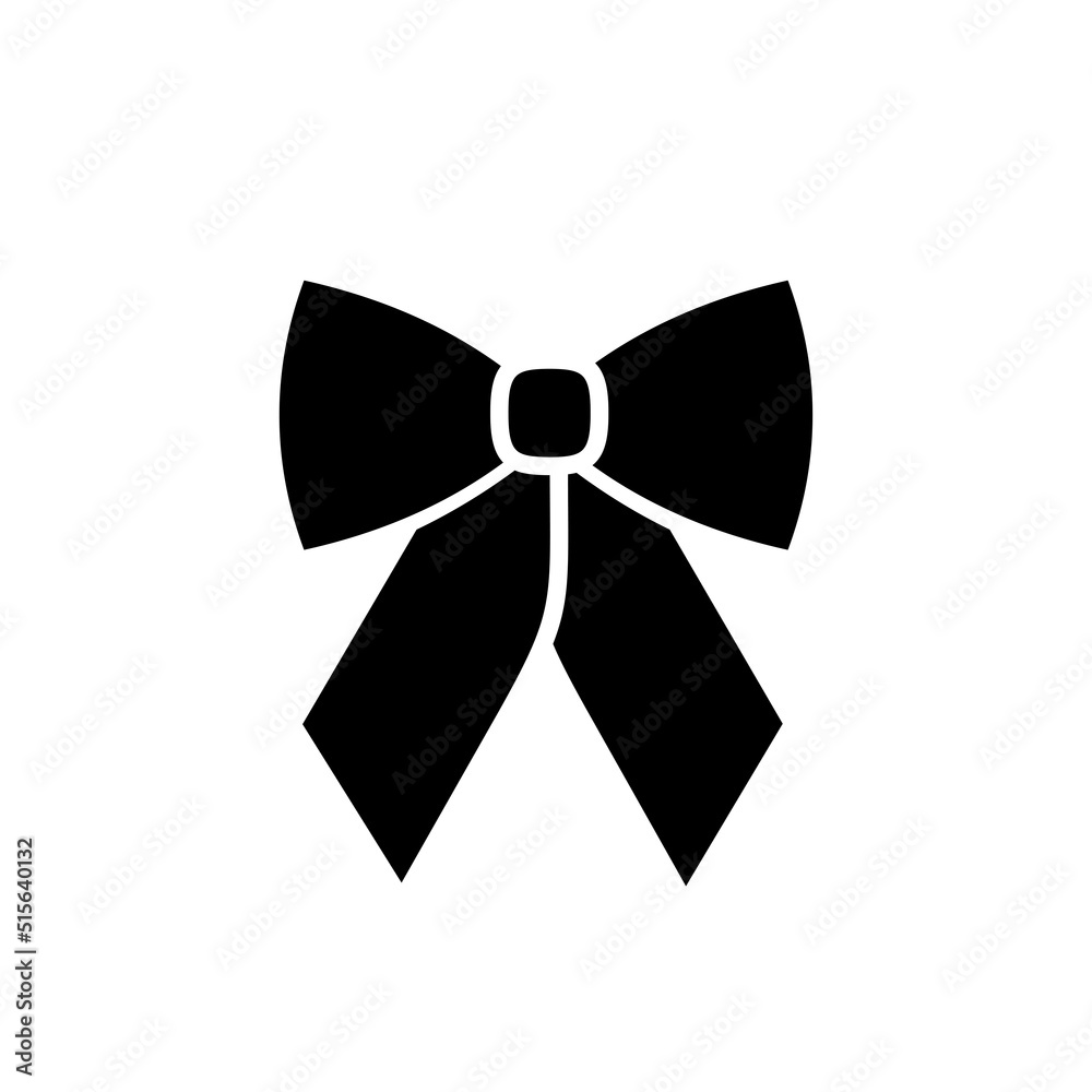 Bow tie icon. The bow is a symbol of celebration. Isolated raster illustration on white background. Bow tie icon. The bow is a symbol of celebration. Isolated raster illustration on white background.