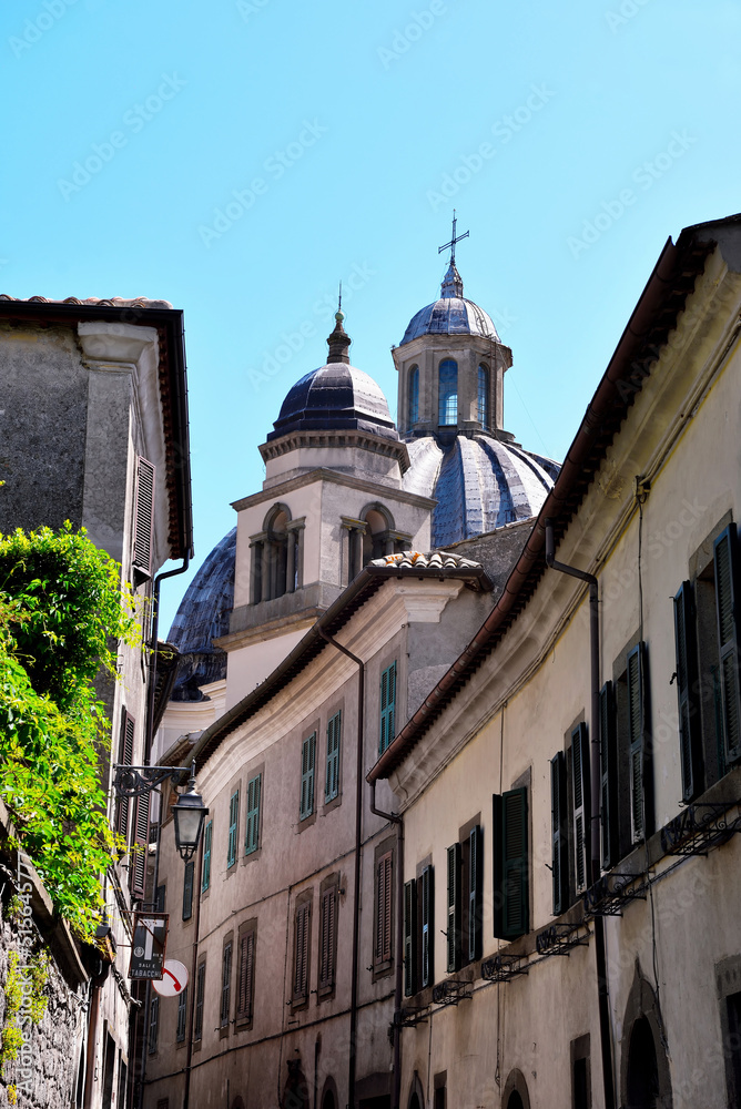 cathedral of santa margherita in renaissance and baroque style Montefiscone Italy