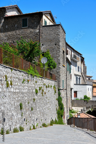 Fototapeta Naklejka Na Ścianę i Meble -  glimpses of the historic center of Montefiascone Viterbo Italy