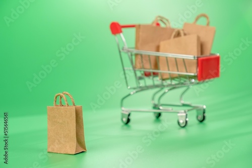 Shop internet commerce marketing online. cart retail