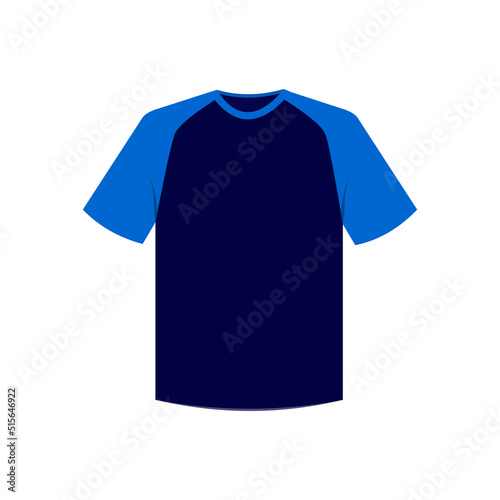 Obraz na płótnie cotton shirt clothes black and blue colors icon vector illustration design w salonie