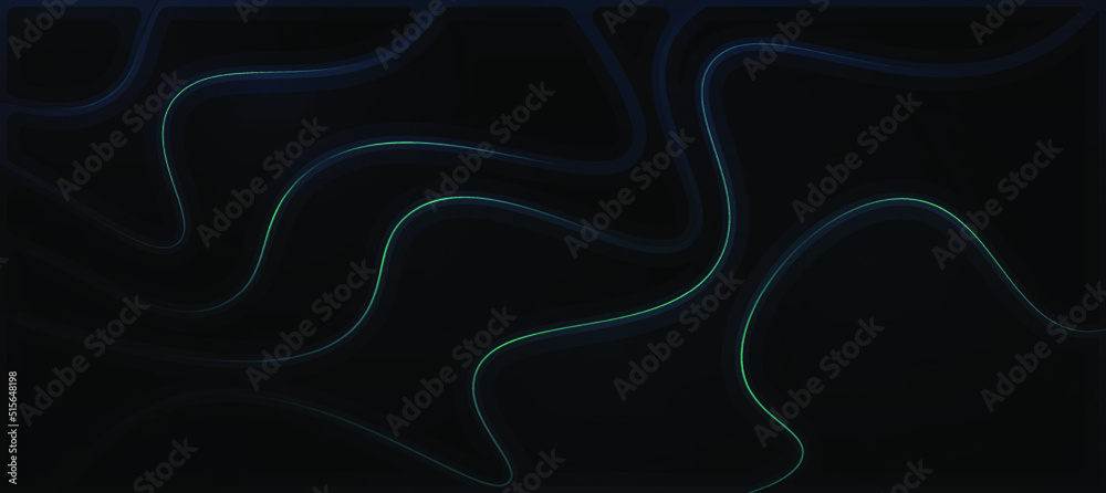 green abstract green light abstract ,background polygon elegant background and frame background and wave background