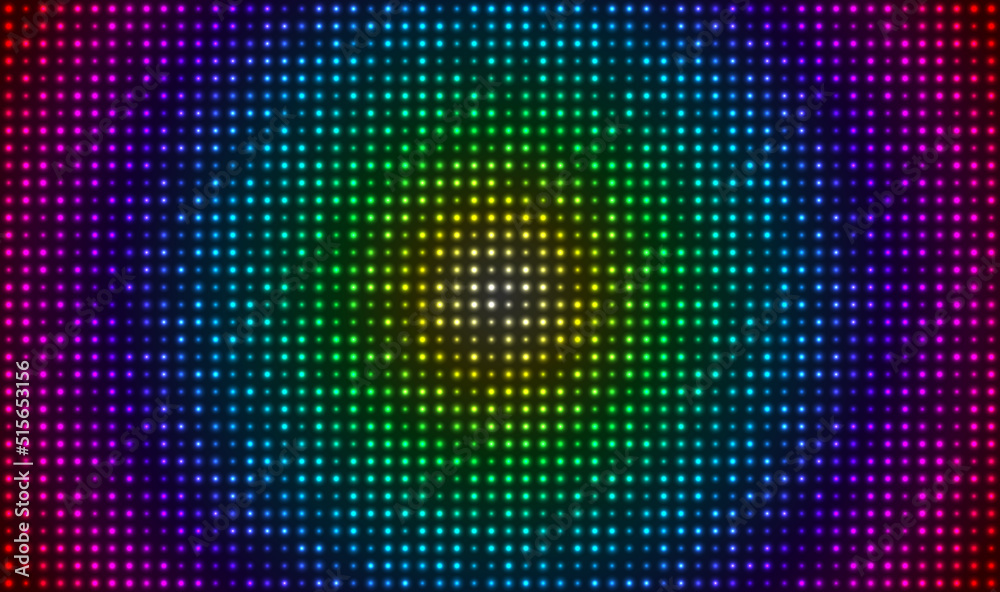 Vector Led screen. Television texture. Pixel background. Lcd monitor ...