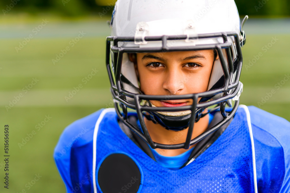 Nice Portrait of a American Football Player Nice Portrait of a American Football Player