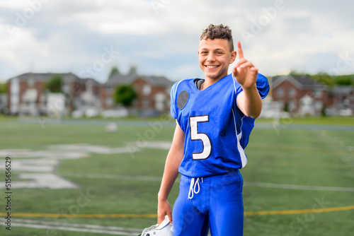 Nice Portrait of a American Football Player