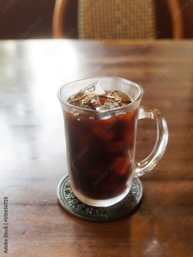 喫茶店のモーニングアイスコーヒー 喫茶店のモーニングアイスコーヒー