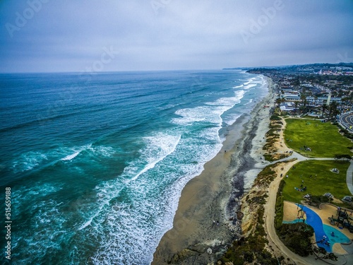 Принти на полотні Beautiful view of the Powerhouse Park in Del Mar, California