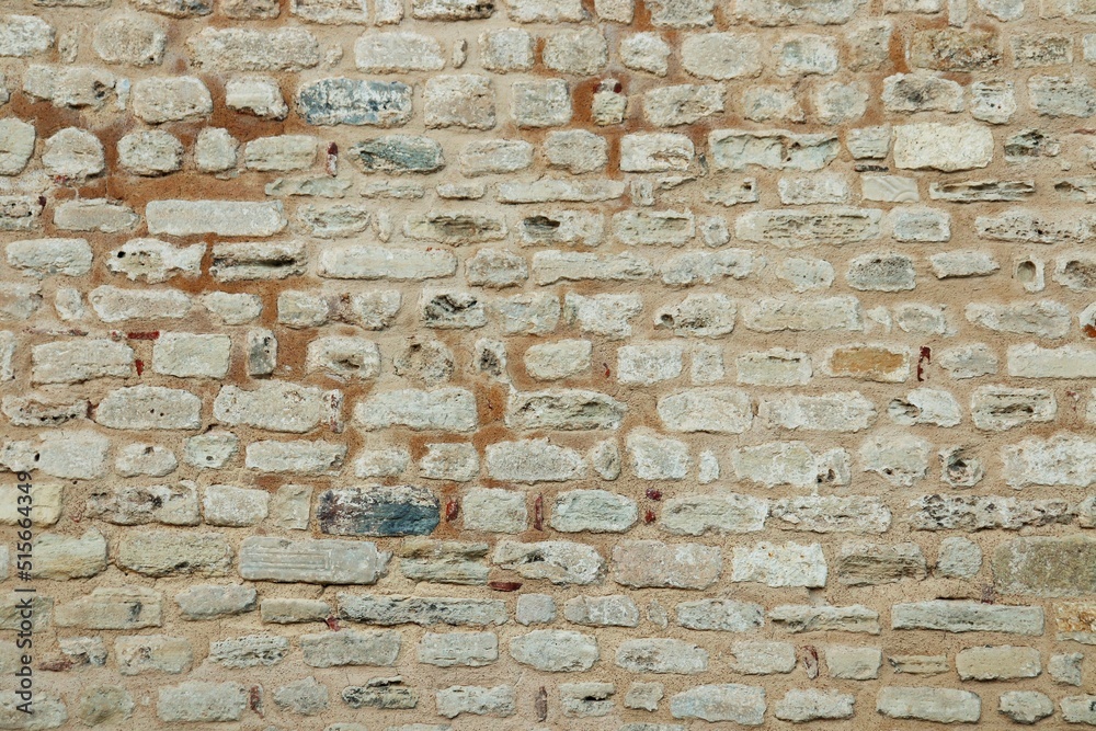 Background, texture, old stonework with clay