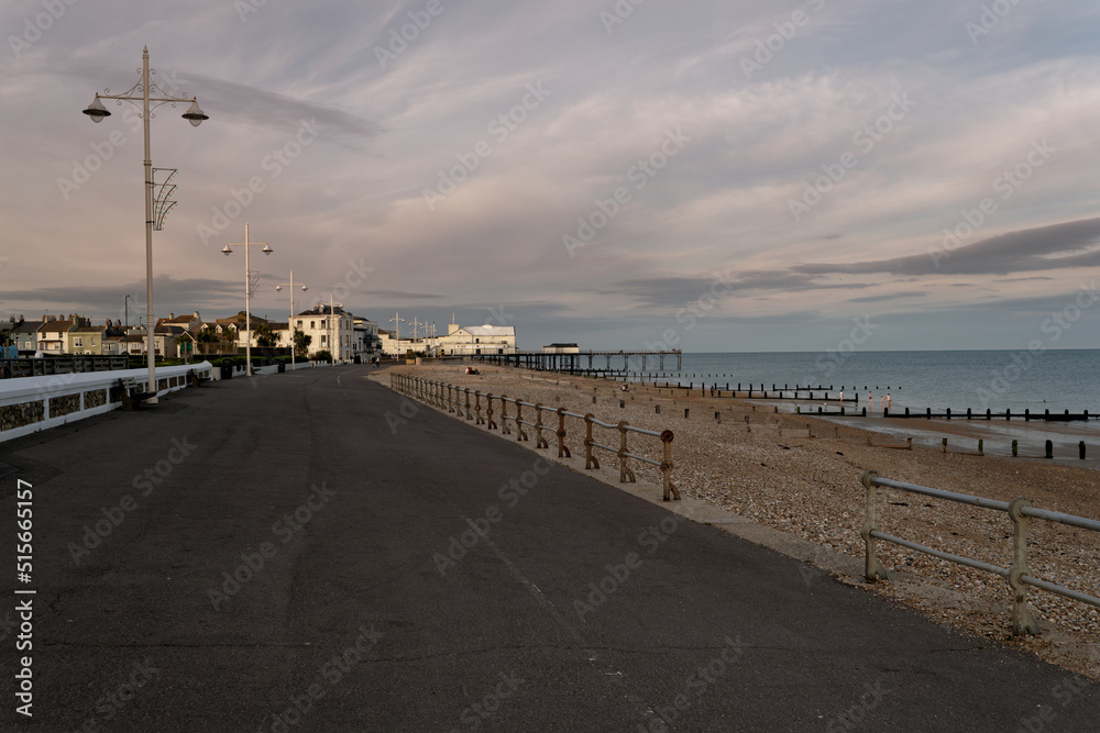 Seafront at Bognor Regis, West Sussex, England, Uk