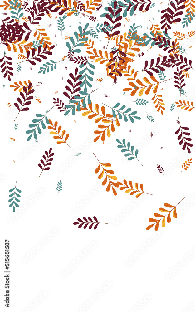 Golden Foliage Background White Vector. Herb Tree Texture. Green Plant. Red Leaf November. Dry Frame. Golden Foliage Background White Vector. Herb Tree Texture. Green Plant. Red Leaf November. Dry Frame.