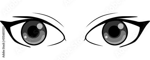 Colorful boho eyes collection isolated on white, modern design, Cartoon woman eyes and eyebrows with lashes. Isolated vector illustration. Can be used for T-shirt print, poster and cards. cartoon eye 