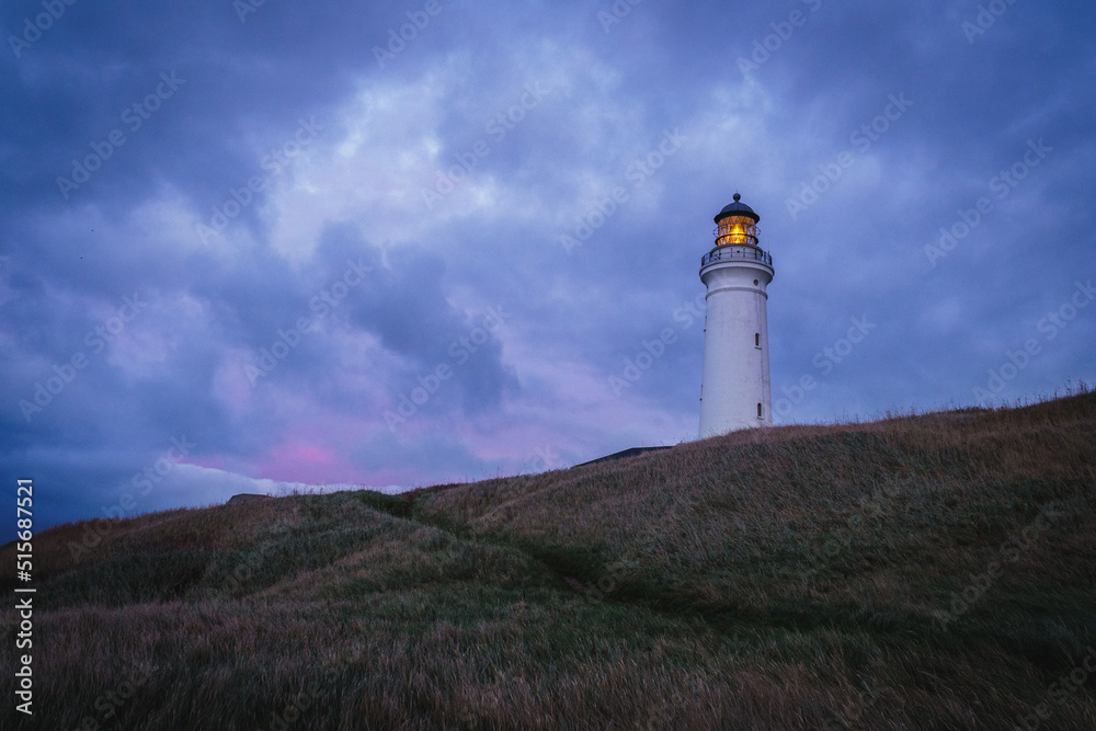 Leuchtturm bei Sonnenuntergang