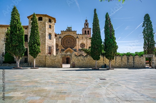 Cuadro en lienzo Monastery Sant Cugat del Valles