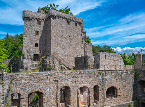 Castle Hohenbaden old ruin. Baden Baden, Baden Wuerttemberg, Germany, Europe photo