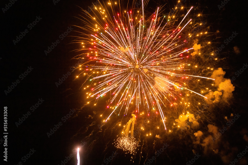 Fototapeta premium 4th of july fireworks, prescott valley arizona
