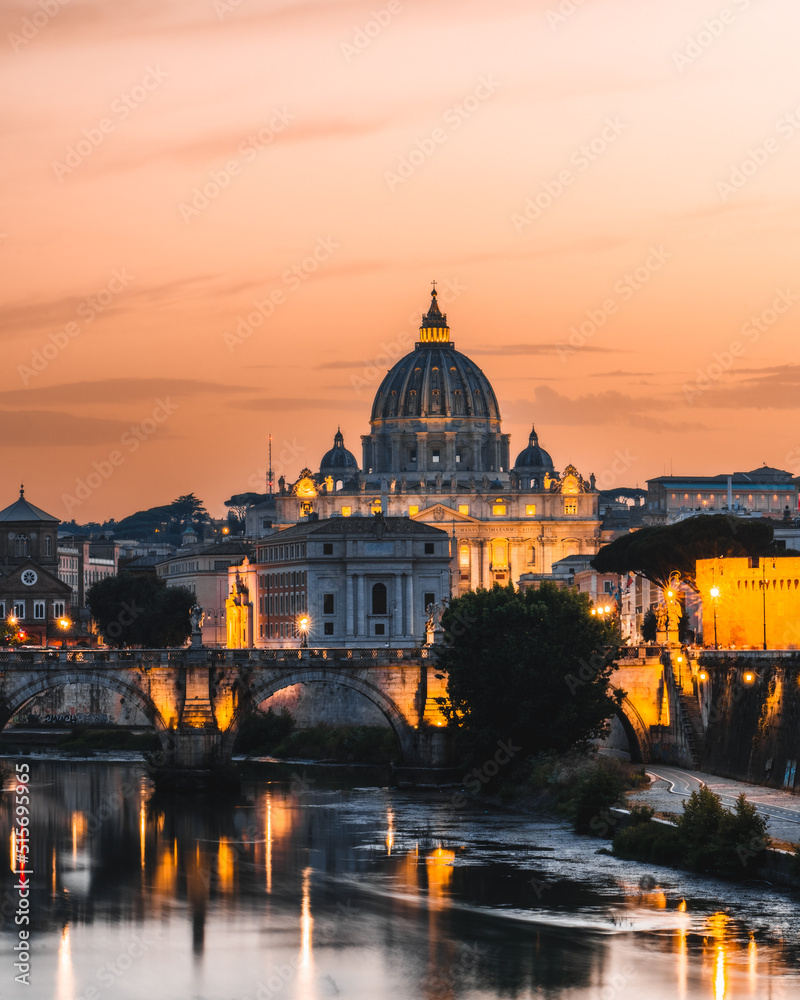 view of st peter basilica