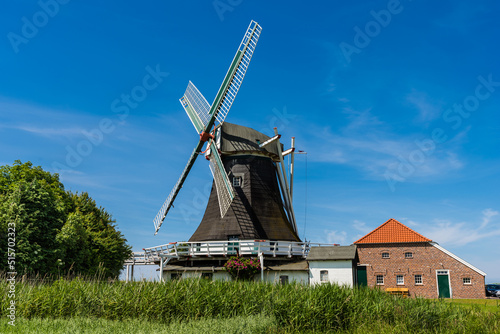 Seriemer Mühle bei Neuharlingersiel; Ostfriesland; Deutschland photo