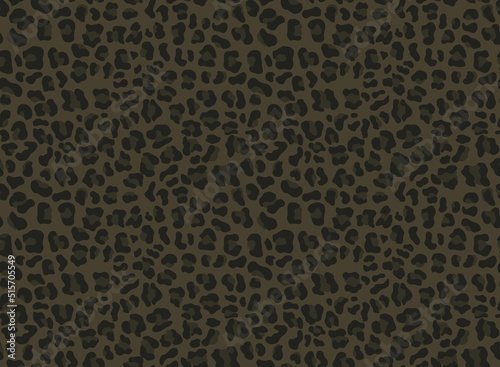 Print leopard khaki texture vector pattern seamless animal texture.