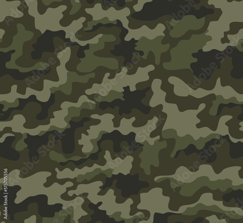  Army camo endless pattern vector print uniforms, disguise. Fashionable modern design. Ornament