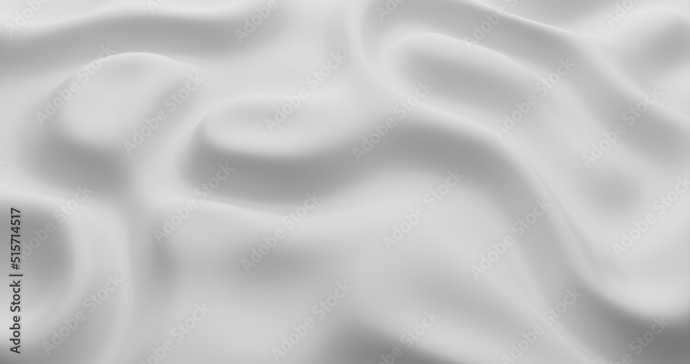 White cloth texture background. 3d rendering.