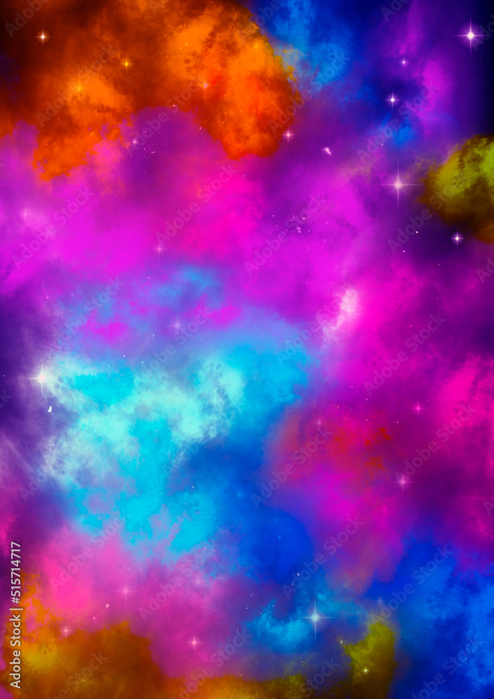 Abstract space background digital art texture for modern and contemporary design for wall art and home decor.