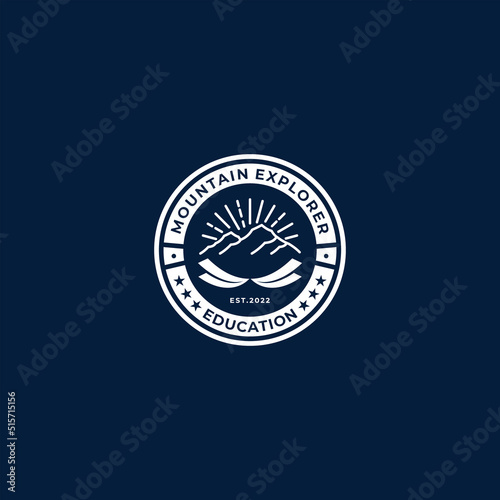 School emblem logo design inspiration