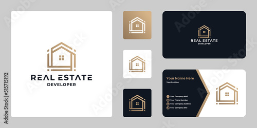 home line logo design creative.