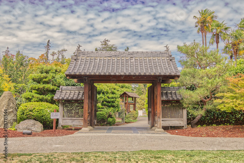 San Jose Japanese Friendship Park During Cloudy Day