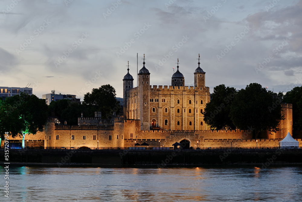 Fototapeta premium Her Majesty's Royal Palace and Fortress the Tower of London.
