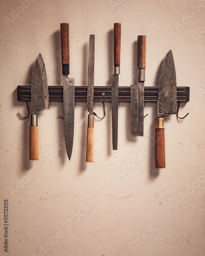 Vintage Japanese kitchen knives