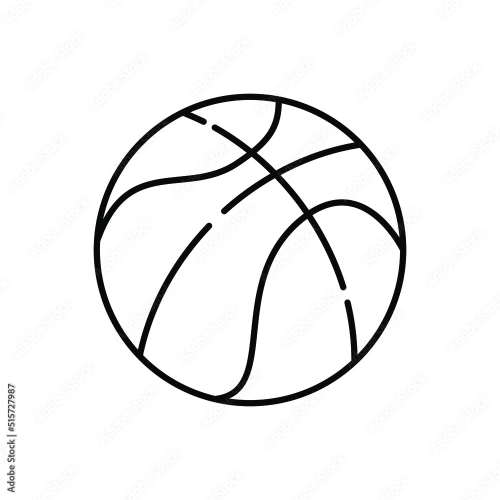 Basketball flat icon. vector basketball ball Basketball flat icon. vector basketball ball