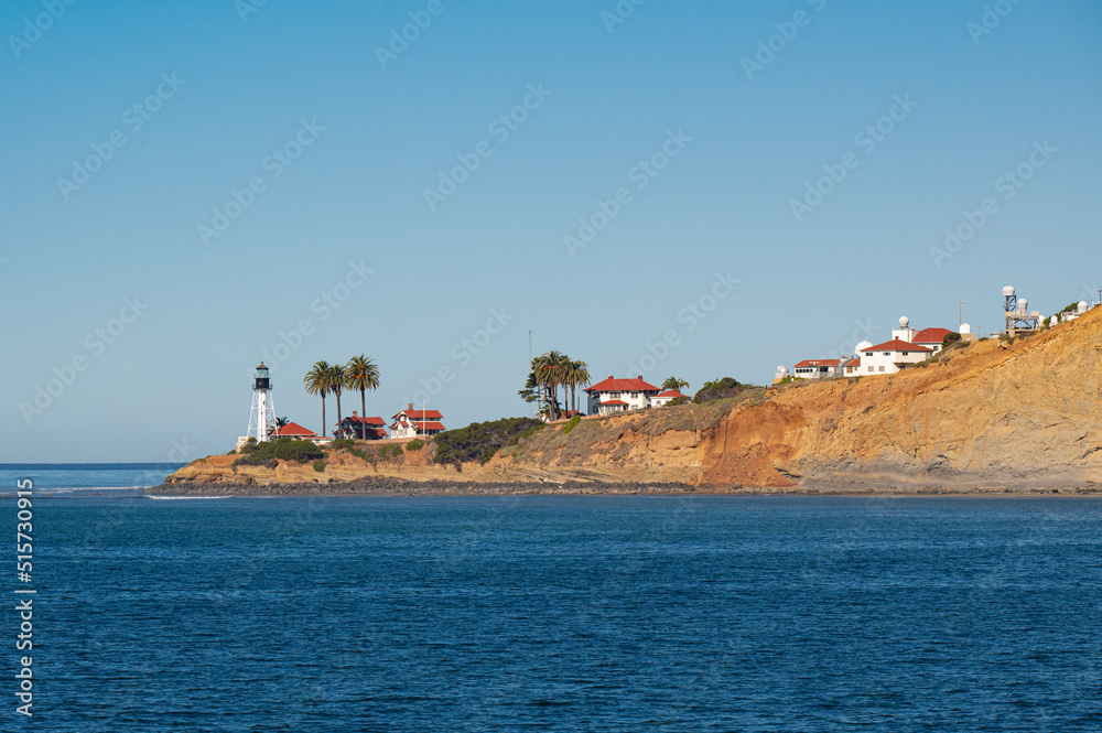 New Point Loma Lighthouse at the tip of Cabrillo State Marine Reserve, San Diego, California.