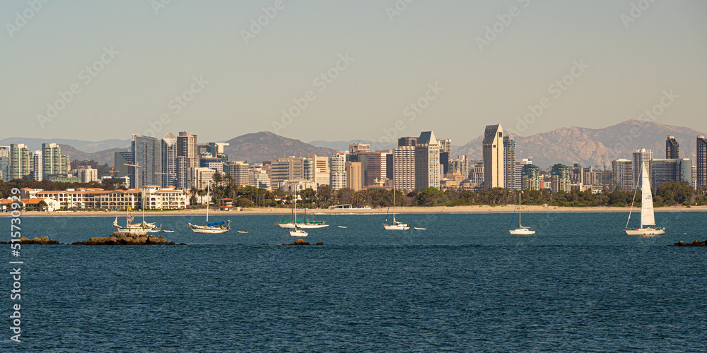 San Diego Harbor, California.
