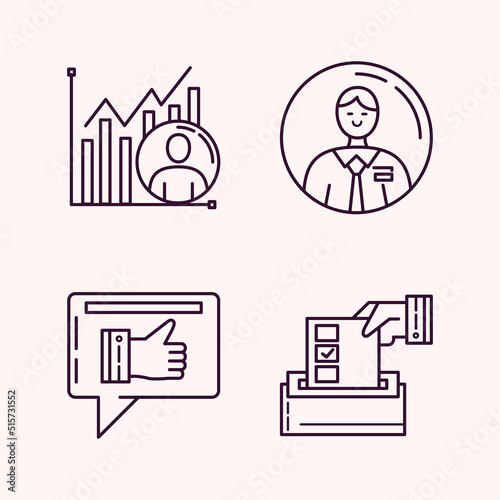 four democracy day icons