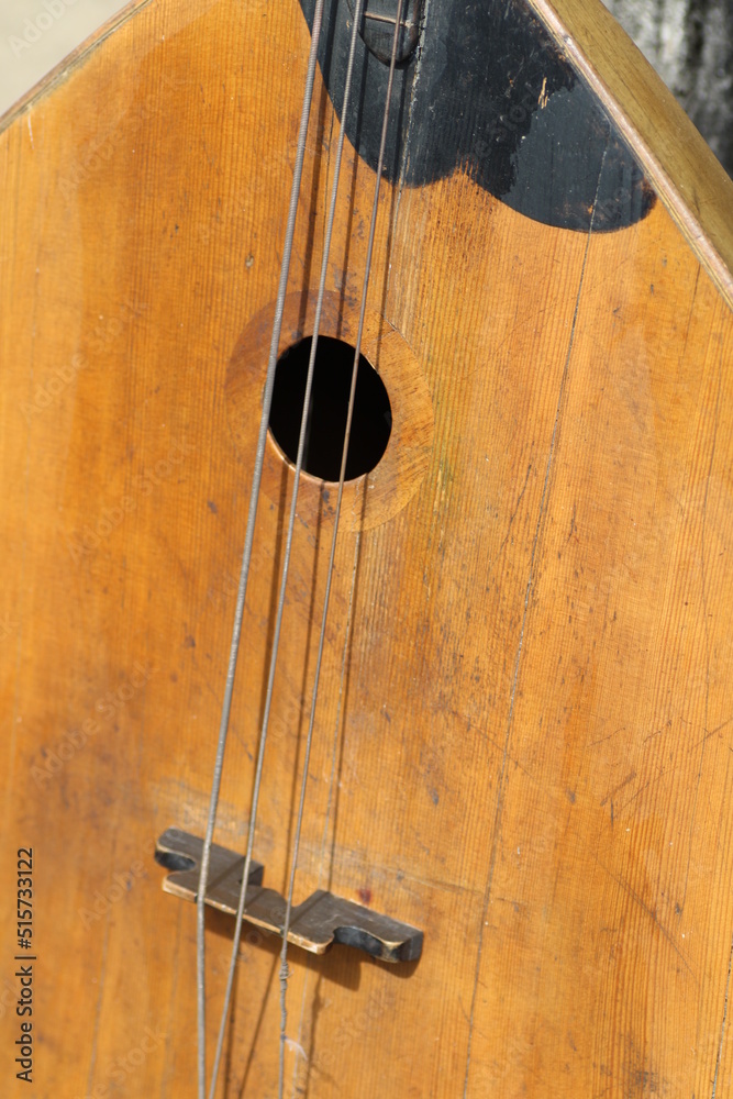 Nahaufnahme Detail Saiteninstrument Nahaufnahme Detail Saiteninstrument