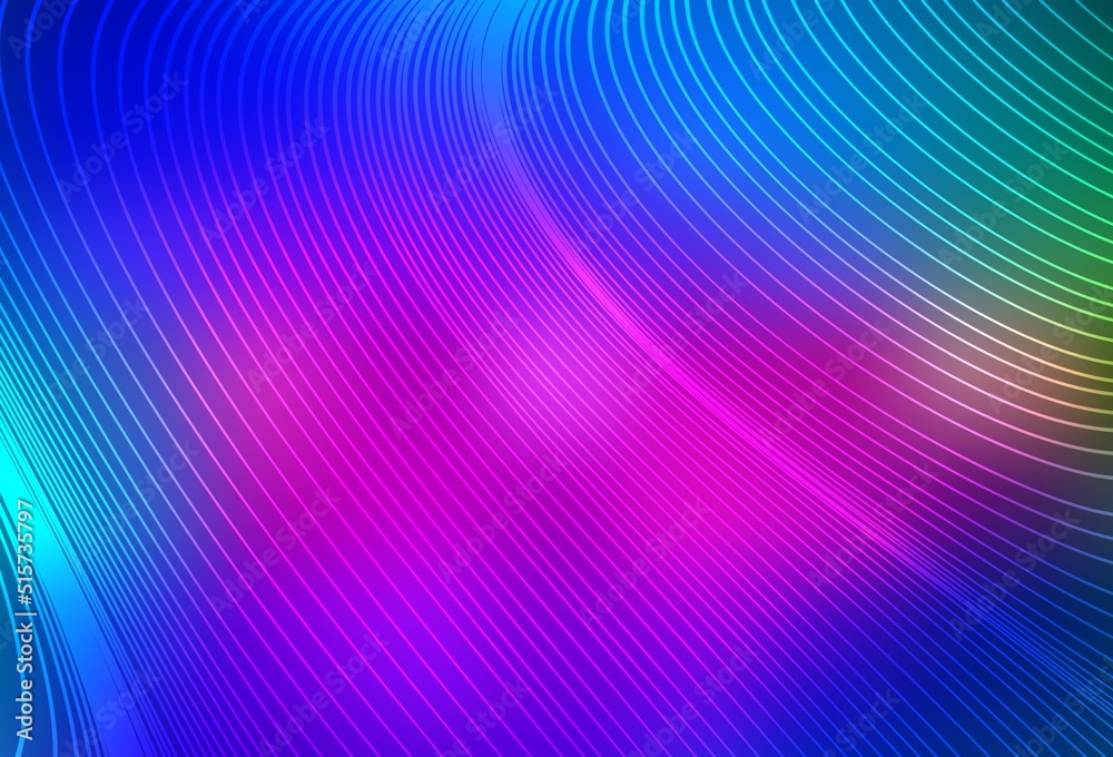 Dark Pink, Blue vector background with stright stripes.
