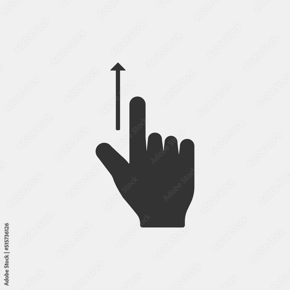 hand gestures touchscreen vector icon illustration sign hand gestures touchscreen vector icon illustration sign